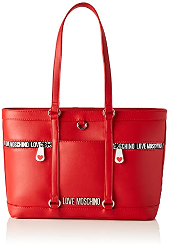 Love Moschino Damen Umhängetasche, Pre Collection Herbst Winter 2021, rot von Love Moschino