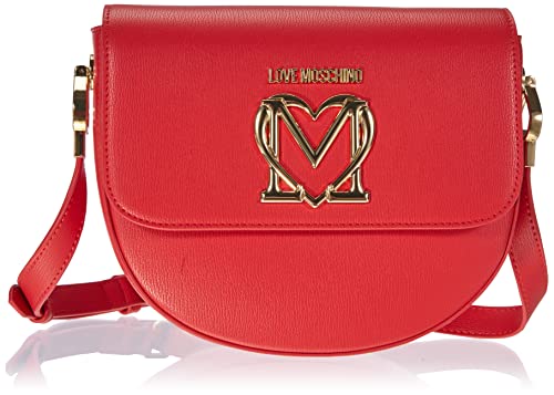 Love Moschino Damen Schultertasche, rot von Love Moschino