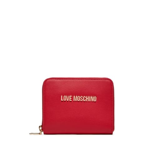 Love Moschino Die Love Moschino Damen-Geldbörse aus rotem Kunstleder ist ein stilvolles und praktisches Accessoire, das perfekt ist, um Ihre Sachen stilvoll zu organisieren. Hergestellt aus von Love Moschino