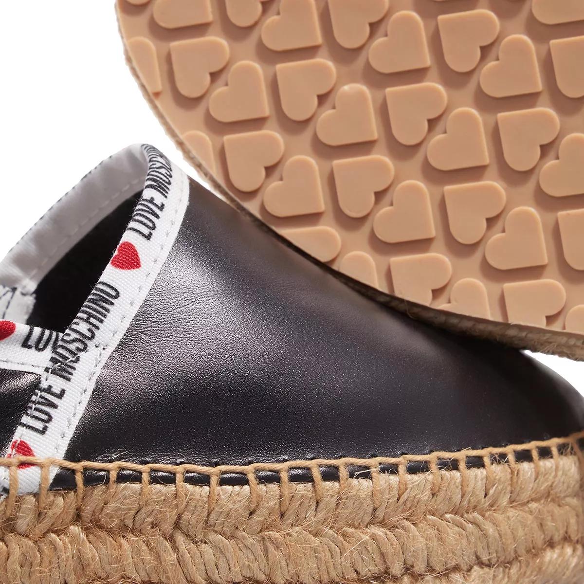 Love Moschino Espadrilles - Rope - Gr. 40 (EU) - in Schwarz - für Damen von Love Moschino