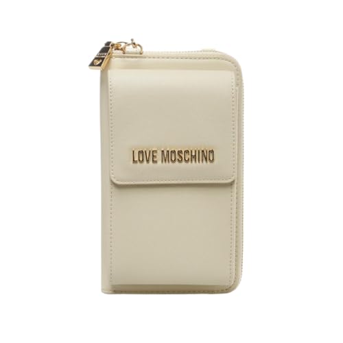 Love Moschino Geldbörse PU Elfenbein, elfenbein, Taglia Unica, Klassisch von Love Moschino