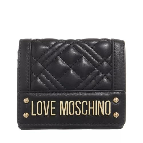 Love Moschino Geldbörse matelassè - Schwarz, mehrfarbig, Einheitsgröße von Love Moschino