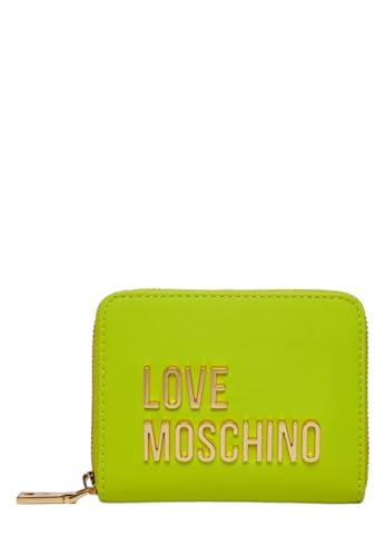 Love Moschino Geldbörse mit Geldbörse für Damen, Modell JC5613PP1IKD0, aus synthetischem Leder., gelb, Mit Münzfach von Love Moschino