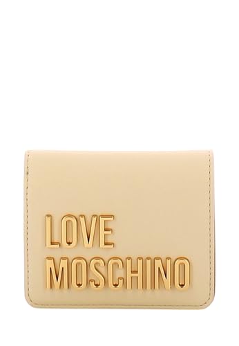 Love Moschino Damen Geldbörse mit Klappe JC5612PP1MKD0, elfenbein, Taglia Unica, Mit Klappe von Love Moschino