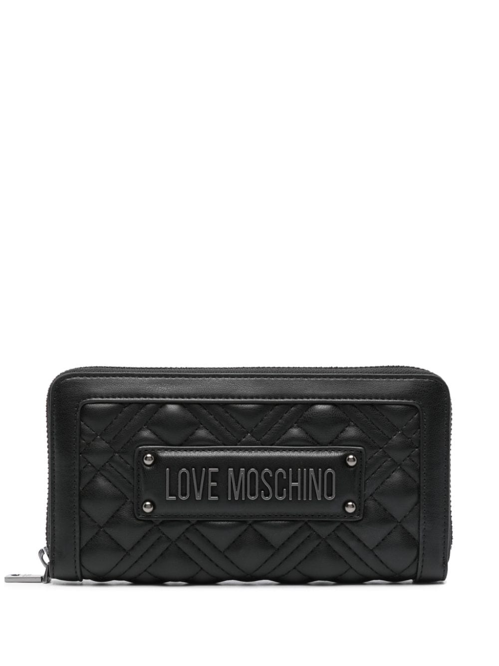 Love Moschino Gestepptes Portemonnaie - Schwarz von Love Moschino