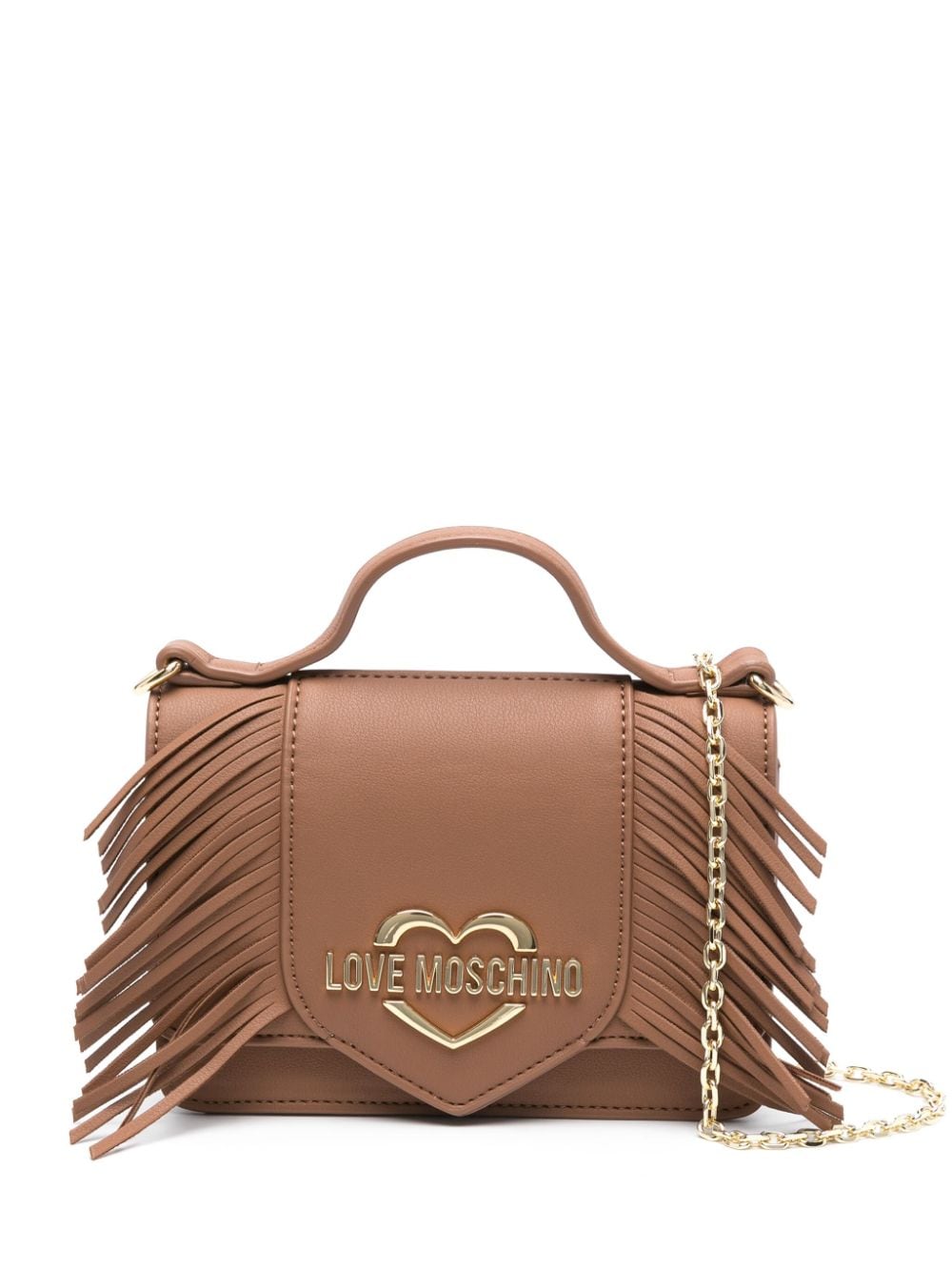 Love Moschino Handtasche mit Logo - Braun von Love Moschino