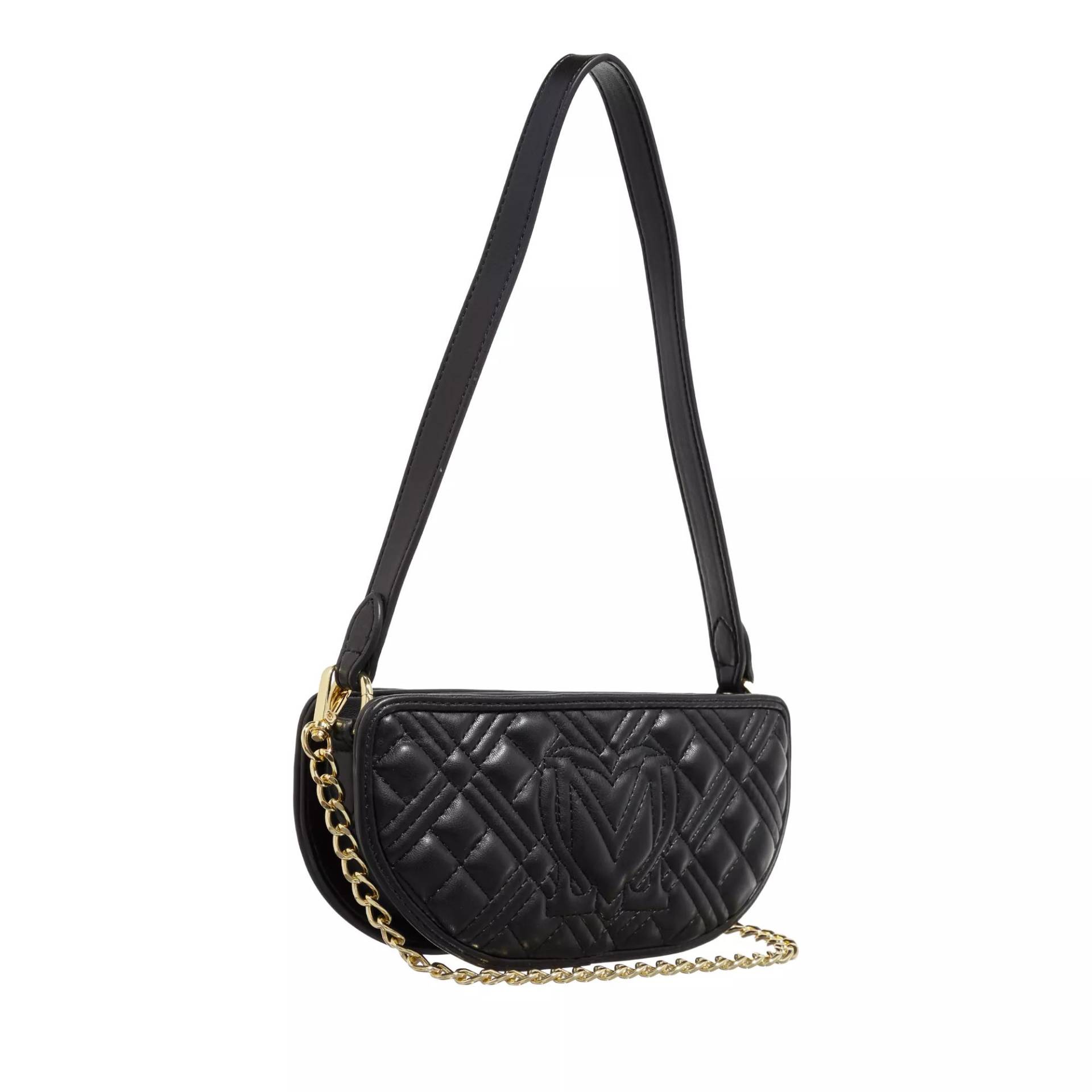 Love Moschino Hobo Bag - Quilted Bag - Gr. unisize - in Schwarz - für Damen von Love Moschino