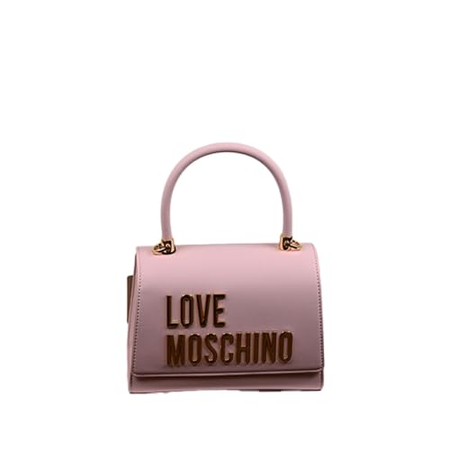 Love Moschino Lettering Kleine Handtasche Damen, Rosa, Einheitsgröße von Love Moschino