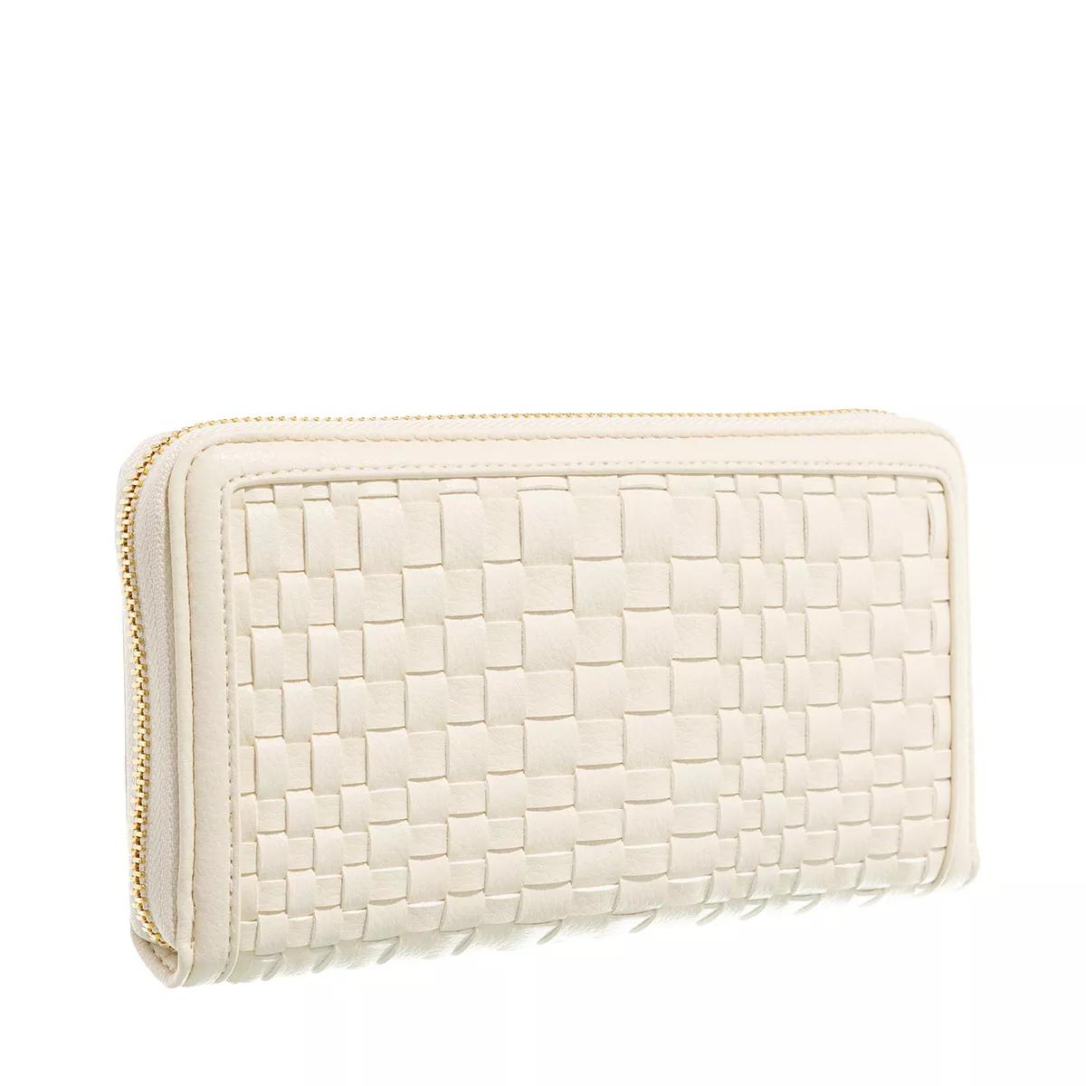 Love Moschino Portemonnaie - Slg Woven - Gr. unisize - in Creme - für Damen von Love Moschino