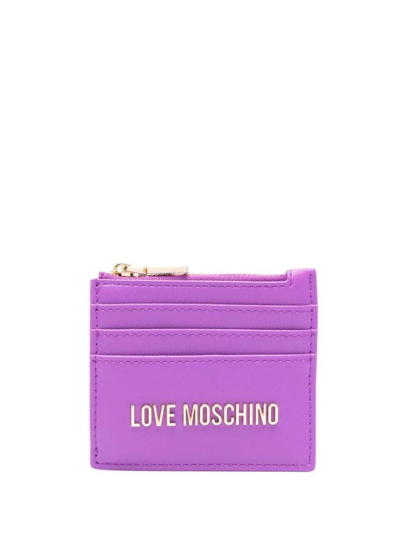 Love Moschino Portemonnaie mit Logo - Violett von Love Moschino