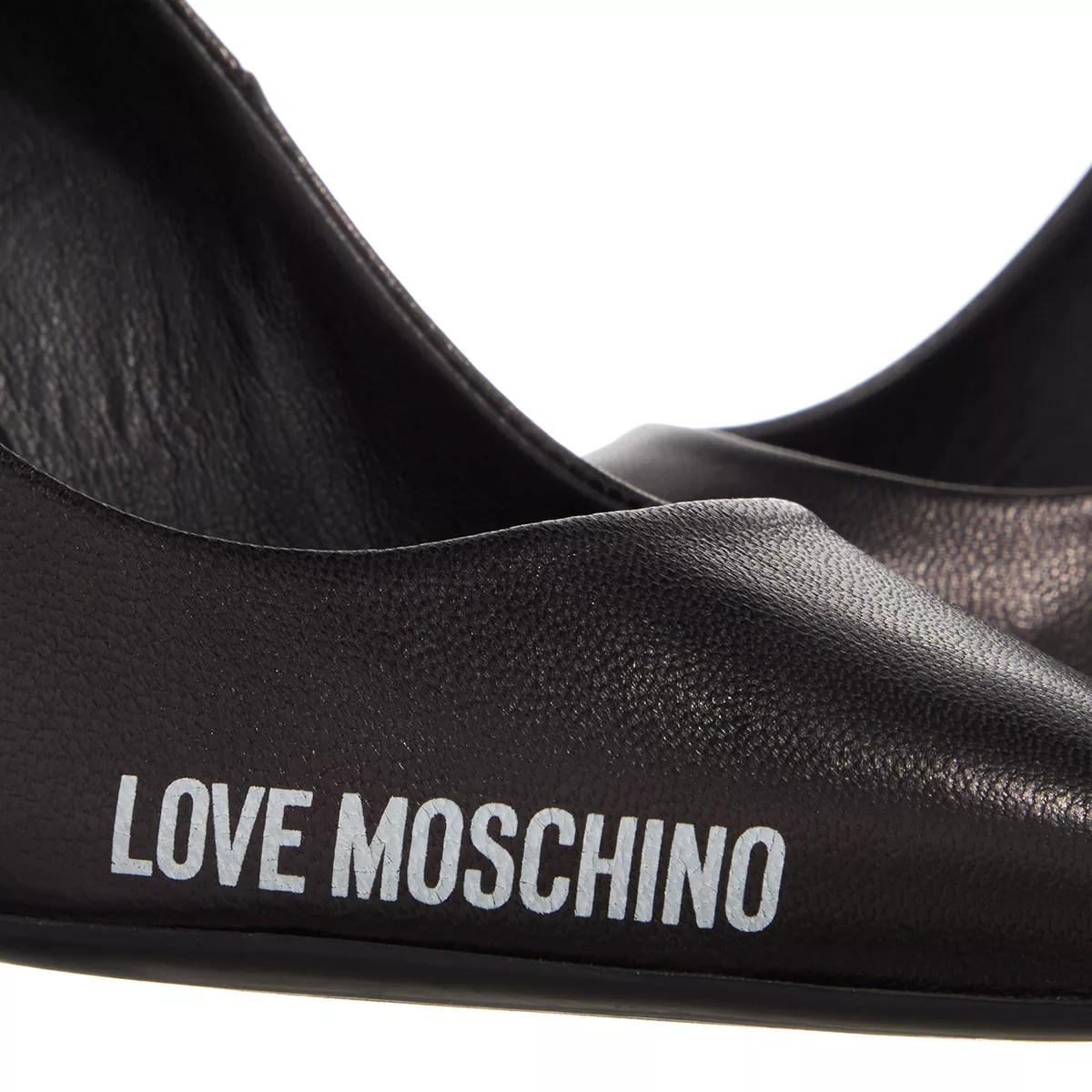 Love Moschino Pumps & High Heels - Rubber Logo - Gr. 40 (EU) - in Schwarz - für Damen von Love Moschino