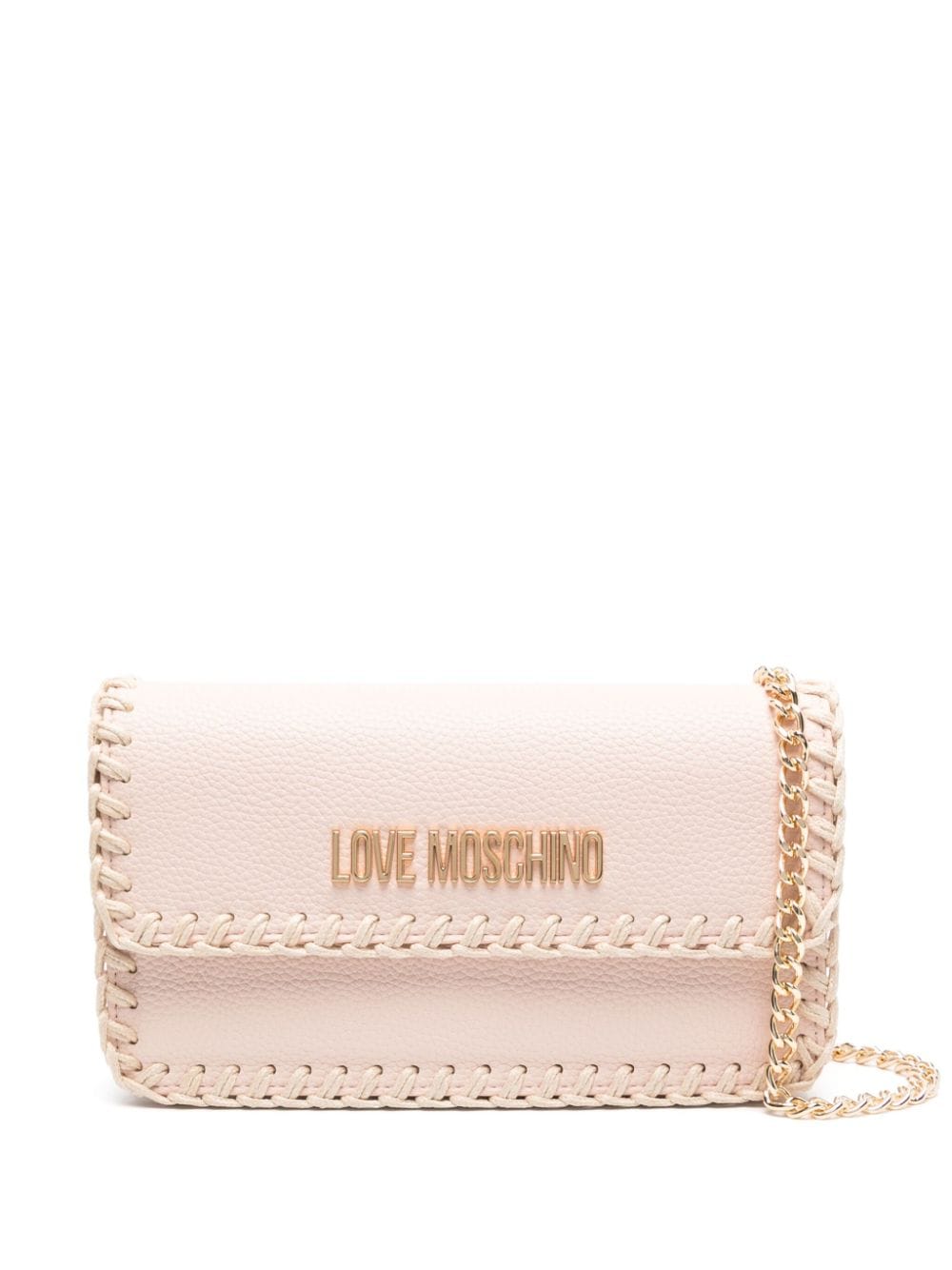 Love Moschino Schultertasche mit Logo - Rosa von Love Moschino