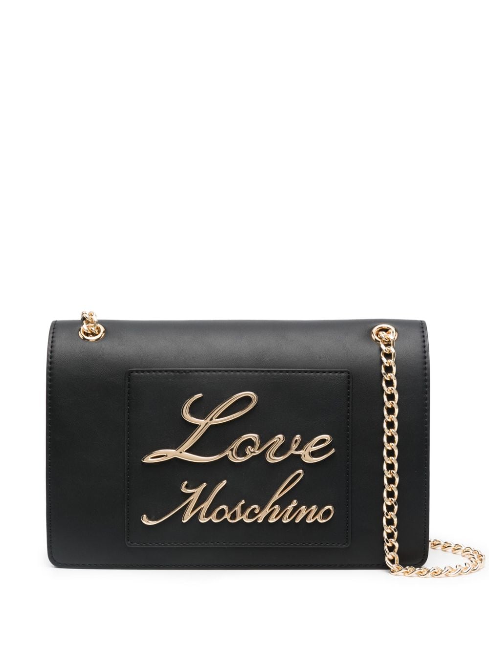 Love Moschino Schultertasche mit Logo - Schwarz von Love Moschino