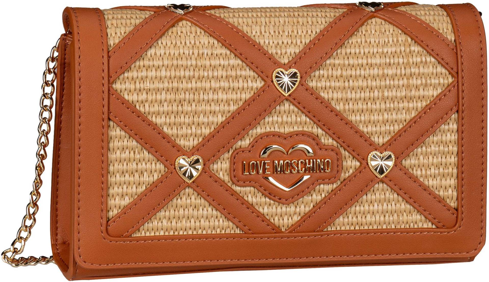 Love Moschino Smart Daily Bag 4314  in Cognac (2.2 Liter), Umhängetasche von Love Moschino