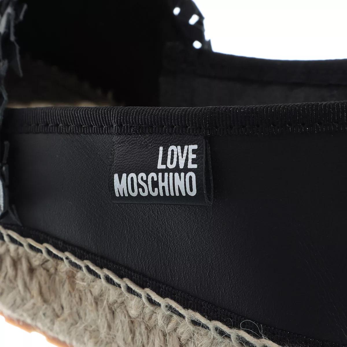 Love Moschino Sneakers - Scarpad Espa35 Intreccio - Gr. 36 (EU) - in Schwarz - für Damen von Love Moschino