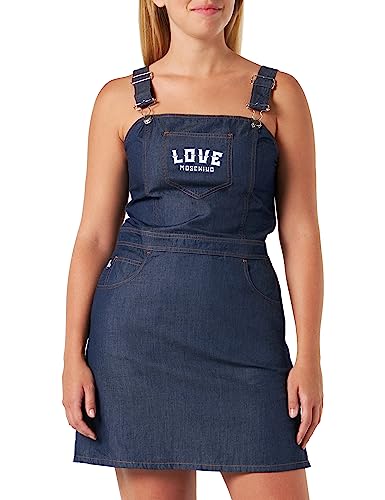 Love Moschino Women's A-line Dress, Blue, 48 von Love Moschino