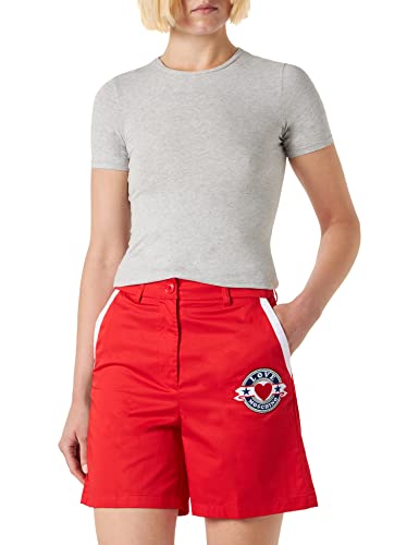 Love Moschino Women's Bermuda Casual Shorts, RED, 40 von Love Moschino