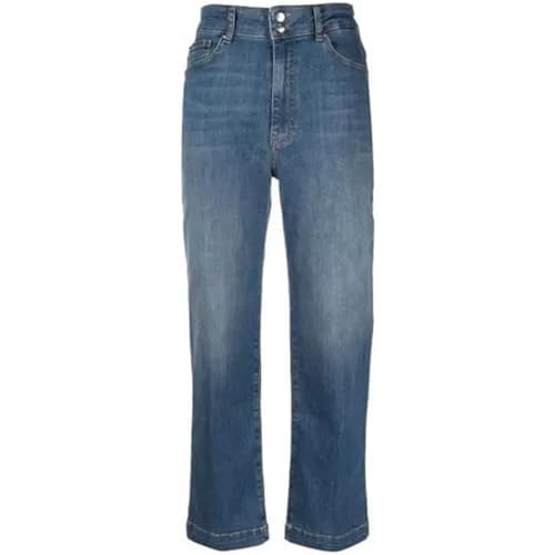 Love Moschino Women's Cropped Slim fit 5-Pocket Trousers Casual Pants, MEDIUM Blue Denim, 31 Love Moschino Women's Cropped Slim fit 5-Pocket Trousers Casual Pants, MEDIUM Blue Denim, 31 von Love Moschino