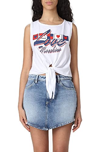 Love Moschino Women's Tank Top, Optical White, 46 von Love Moschino