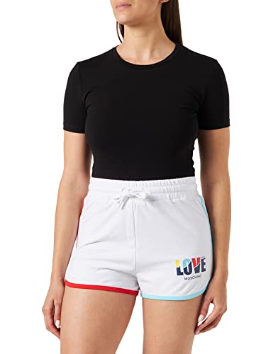 Love Moschino Women's hot Pants Casual Shorts, Optical White, 40 von Love Moschino