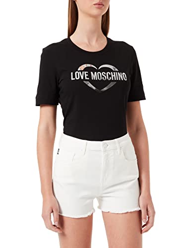 Love Moschino Womens 5 Pockets Denim Shorts, ZZSW6008, 40 von Love Moschino