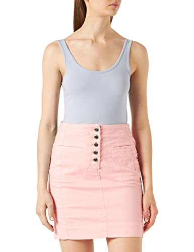 Love Moschino Womens Garment Dyed Miniskirt Skirt, PINK, 40 von Love Moschino
