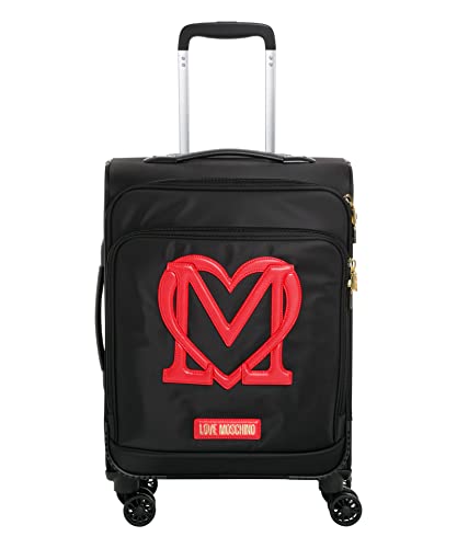 Love Moschino damen Koffer black - red von Love Moschino