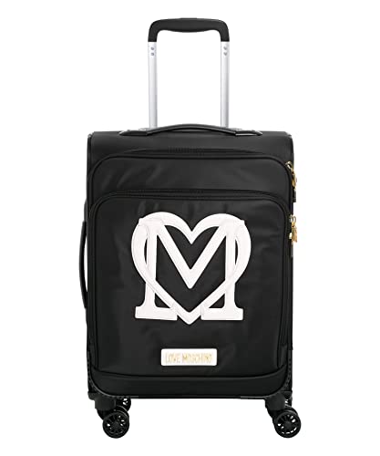 Love Moschino damen Koffer black - white von Love Moschino