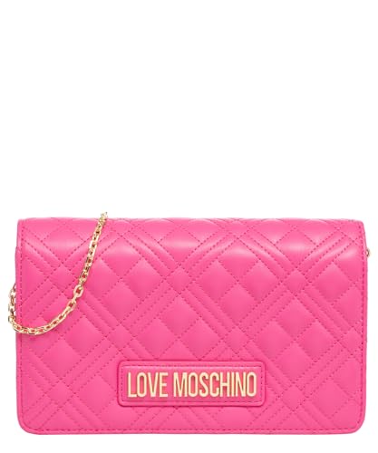 Love Moschino damen lettering logo Umhangetasche fuxia von Love Moschino