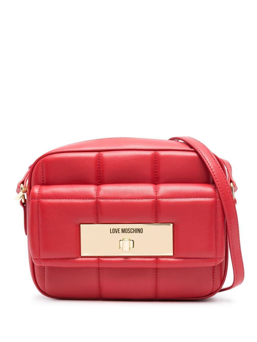 Love Moschino Gesteppte Tasche mit Finish - Rot von Love Moschino