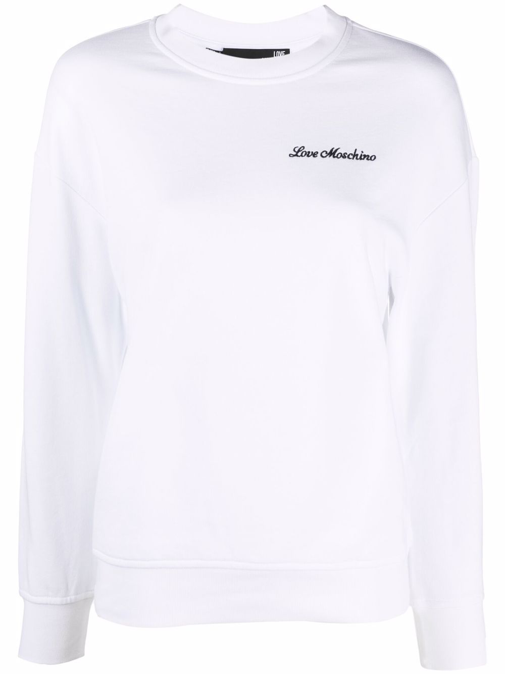 Love Moschino Sweatshirt mit Herzdetail - Weiß von Love Moschino