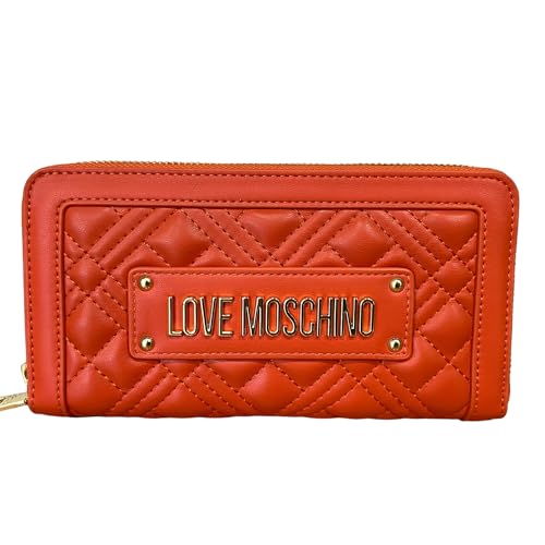 Lovo Moschino Geldbörse, gesteppt, La0459 - Rost, Taglia Unica von Love Moschino