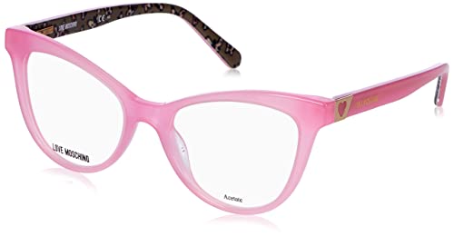 Moschino Love Unisex Mol576 Sunglasses, 35J/18 PINK, 51 von Love Moschino