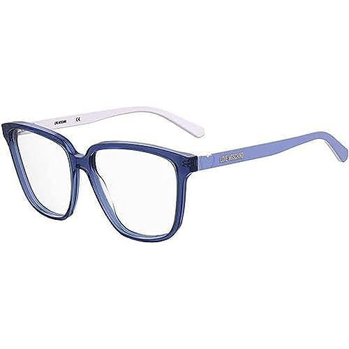 Moschino Love Unisex Mol583 Sunglasses, PJP/14 Blue, 55 von Love Moschino