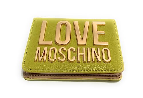 Portafoglio donna Love Moschino a libretto in ecopelle lime A24MO12 JC5612 VERDE von Love Moschino