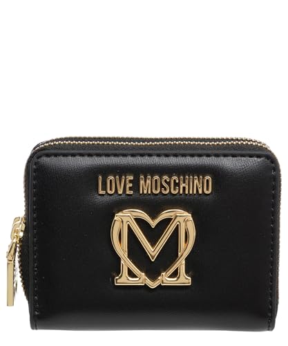 Portafoglio donna Love Moschino small zip around 2 comparti nero A25MO28 JC5714PP0LKC0000 NERO von Love Moschino