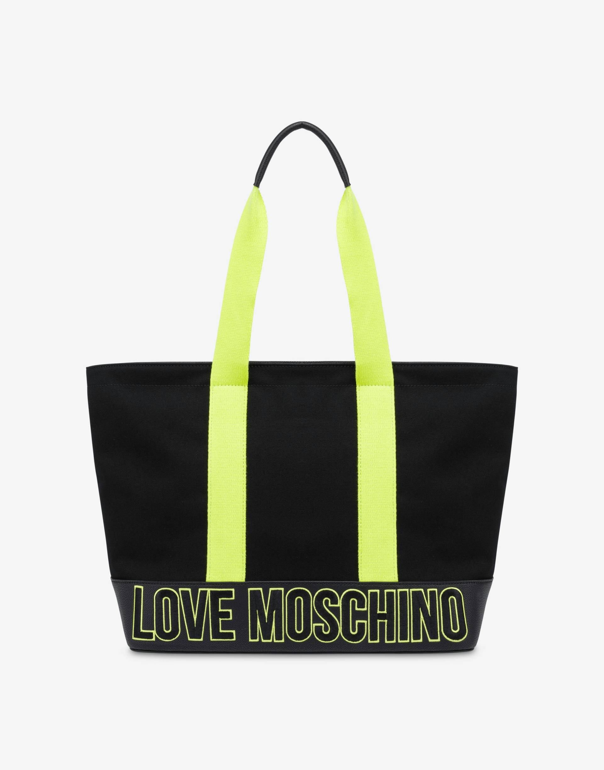 Shopper Aus Canvas Free Time von Love Moschino