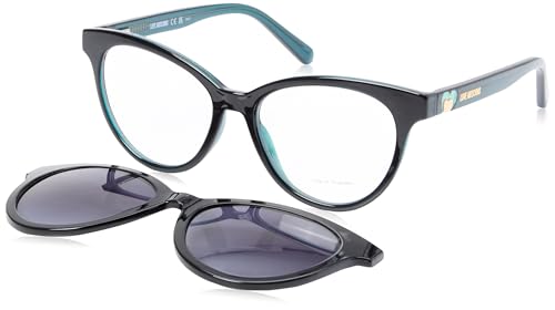 Sonnenbrillen MOSCHINO LOVE MOL051/CS ETJ BLACK TEAL 52/16/140 Damen von Love Moschino