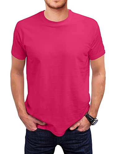 Love My Fashions® Herren Runden Nacken Kurz Ärmel Schmucklos T-Shirt von Love My Fashions