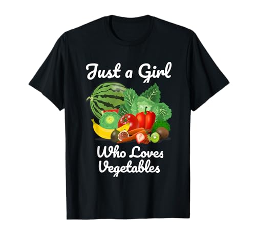 Nur EIN Mädchen, das Gemüse liebt T-Shirt von Love My Vegetables