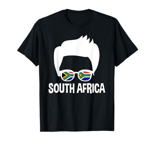 Südafrika Jungen-Silhouette Wear Südafrikanischer Mann T-Shirt von Love South Africa Flag Proud For South Africans