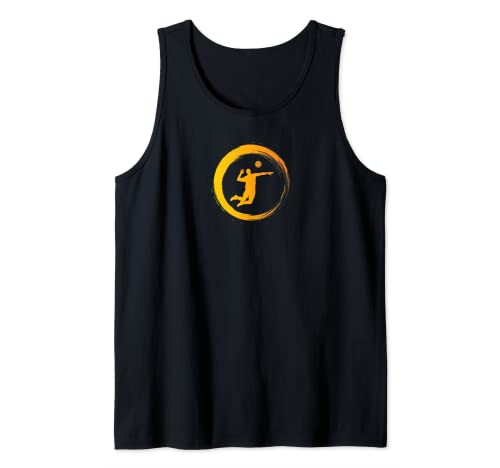 Herren Sport Beachvolleyball Volleyball Tank Top Herren Sport Beachvolleyball Volleyball Tank Top von Love Sports Music Hobby Circles