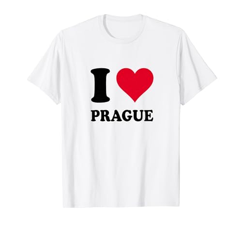 Love Stories I Heart Prague Ich Liebe Prague T-Shirt Weiß Klassisch Halbarm S EU Klein Unisex-Jugendliche Damen Love Stories I Heart Prague Ich Liebe Prague T-Shirt Weiß Klassisch Halbarm S EU Klein Unisex-Jugendliche Damen von Love Stories I Heart Prague