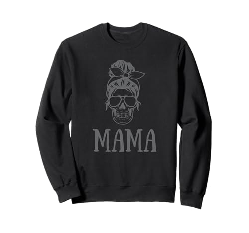 Goth Skull Mama Sweatshirt Goth Skull Mama Sweatshirt von Love from NYC