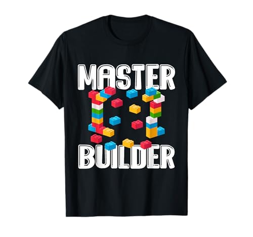 Lustiges Baustein-Geschenk für Männer und Frauen T-Shirt von Love to Build Bricks Toy Lovers Boys Girls Kids