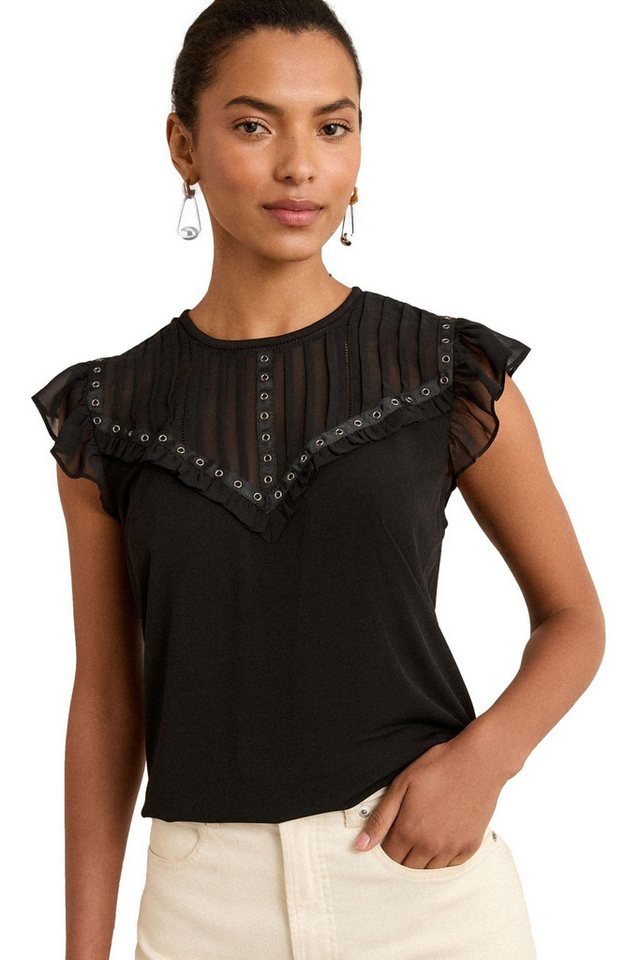 Love & Roses Blusentop Love & Roses ärmelloses Rundhalsoberteil (1-tlg) von Love & Roses