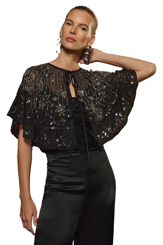 Love & Roses Cape Love & Roses Cape mit Sternenverzierung (1-St) von Love & Roses
