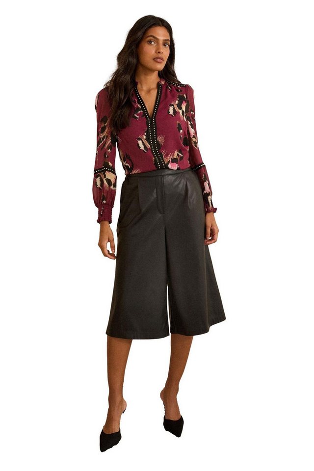 Love & Roses Druckbluse Love & Roses Bluse mit Kerbausschnitt, Regular (1-tlg) von Love & Roses