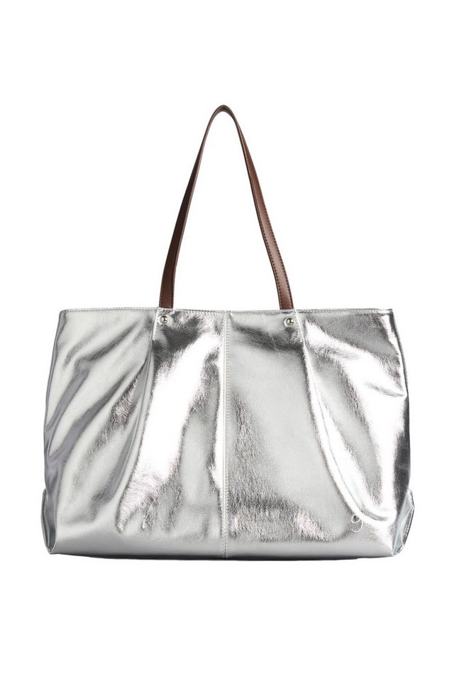 Love & Roses Einkaufsshopper Love & Roses Shopper-Tasche in Metallic von Love & Roses