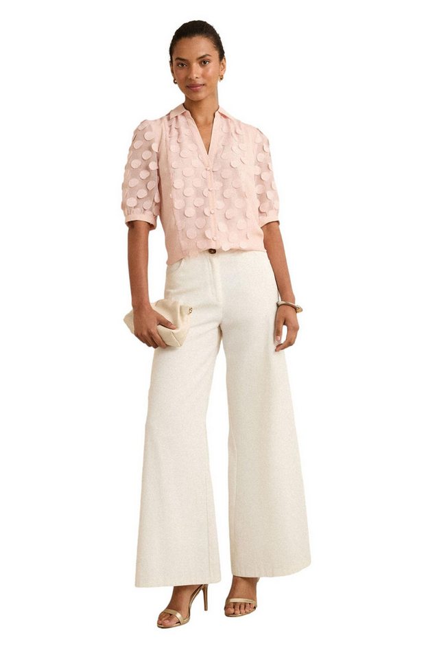 Love & Roses Hemdbluse Love & Roses Shirt mit 3/4-Ärmlen, Regular (1-tlg) von Love & Roses